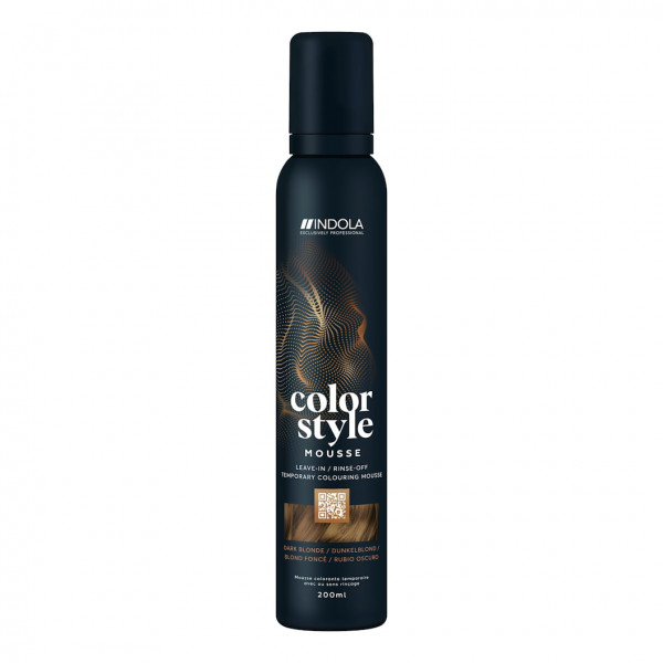 Indola Color Style Mousse New Essentials Dunkelblond