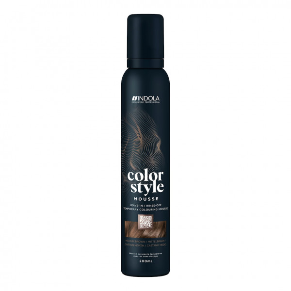 Indola Color Style Mousse New Essentials Mittelbraun