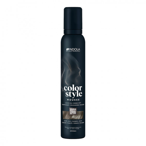 Indola Color Style Mousse New Essentials Dunkel Asch